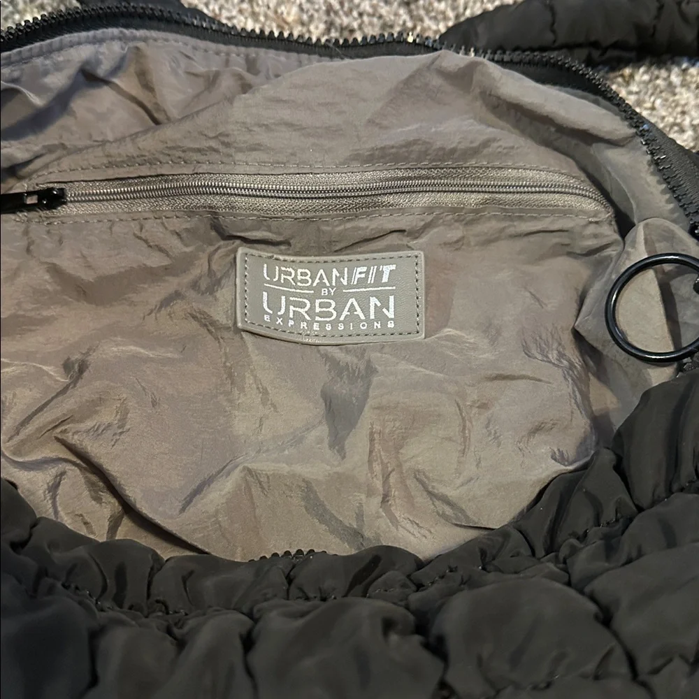 Urban Fit by Urban Expressions Black Quilted Women's Bag